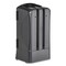 Wego 13.39 in. x 15.75 in. x 23.62 in. Forks/Knives/Spoons Dispenser - Black